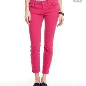 VINEYARD VINES PINK Colored Skinny Jeans Size 8